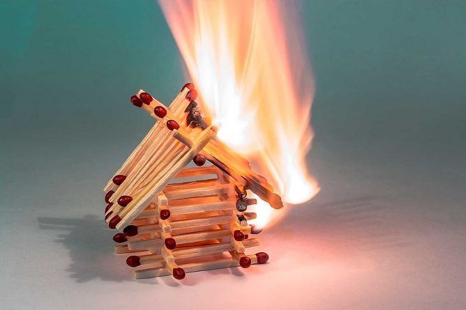 Que hacer en caso de incendio en casa.